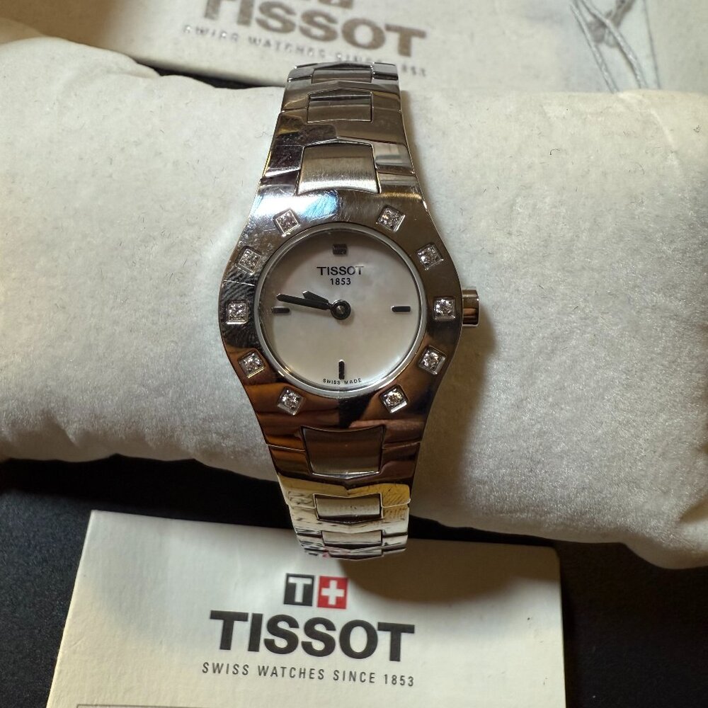 Tissot Women's T64168581 T-Trend Diamond Accented Watch